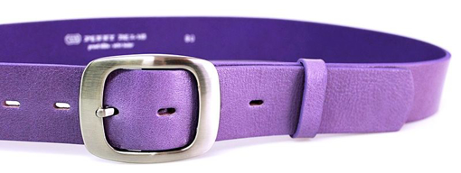 Obrázek z Dámský kožený opasek PENNY BELTS 9954 fialový 